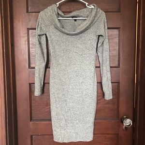 Express Off the shoulder Bodycon Sweater Dress